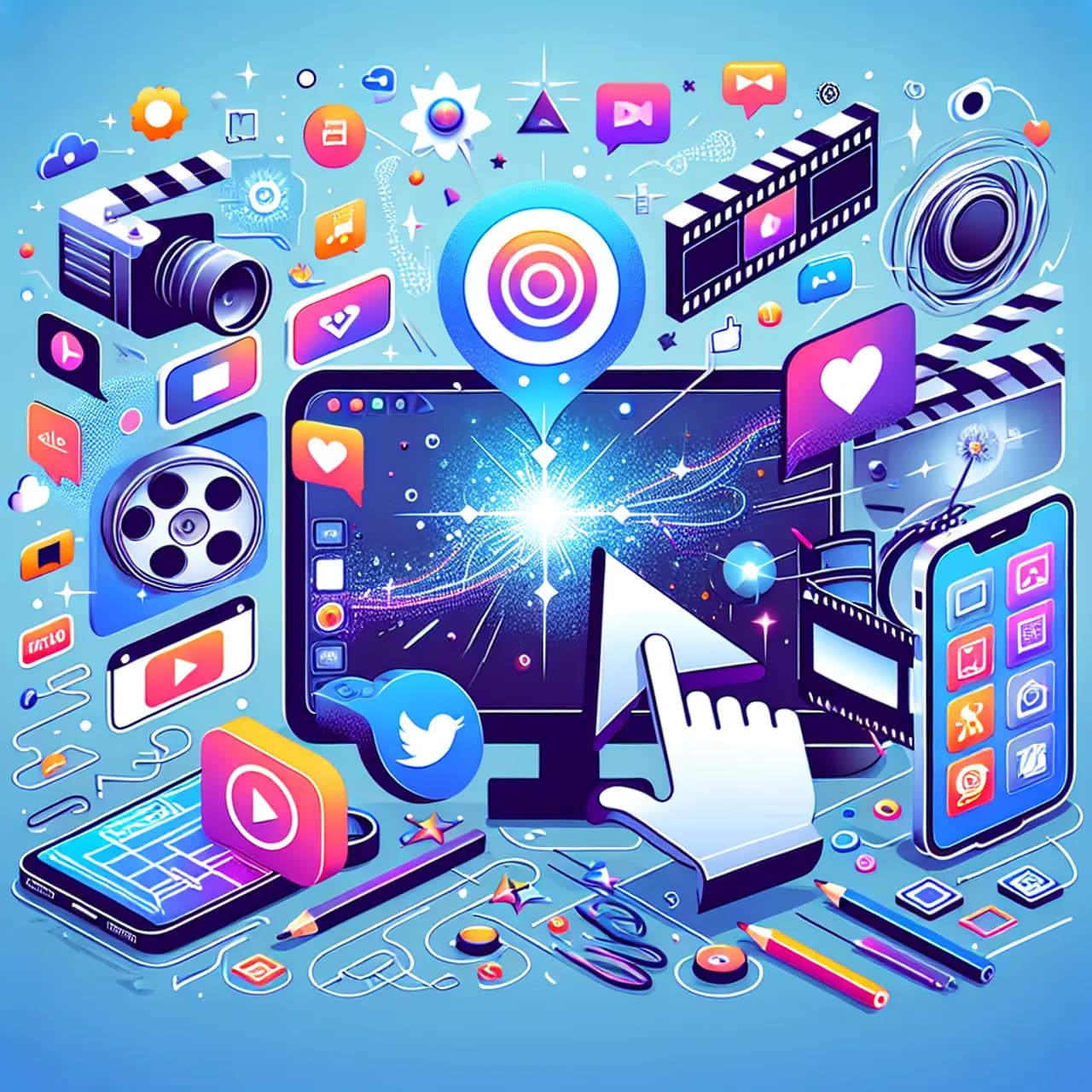 Обзор популярных инструментов для создания графики и видео в социальных сетях